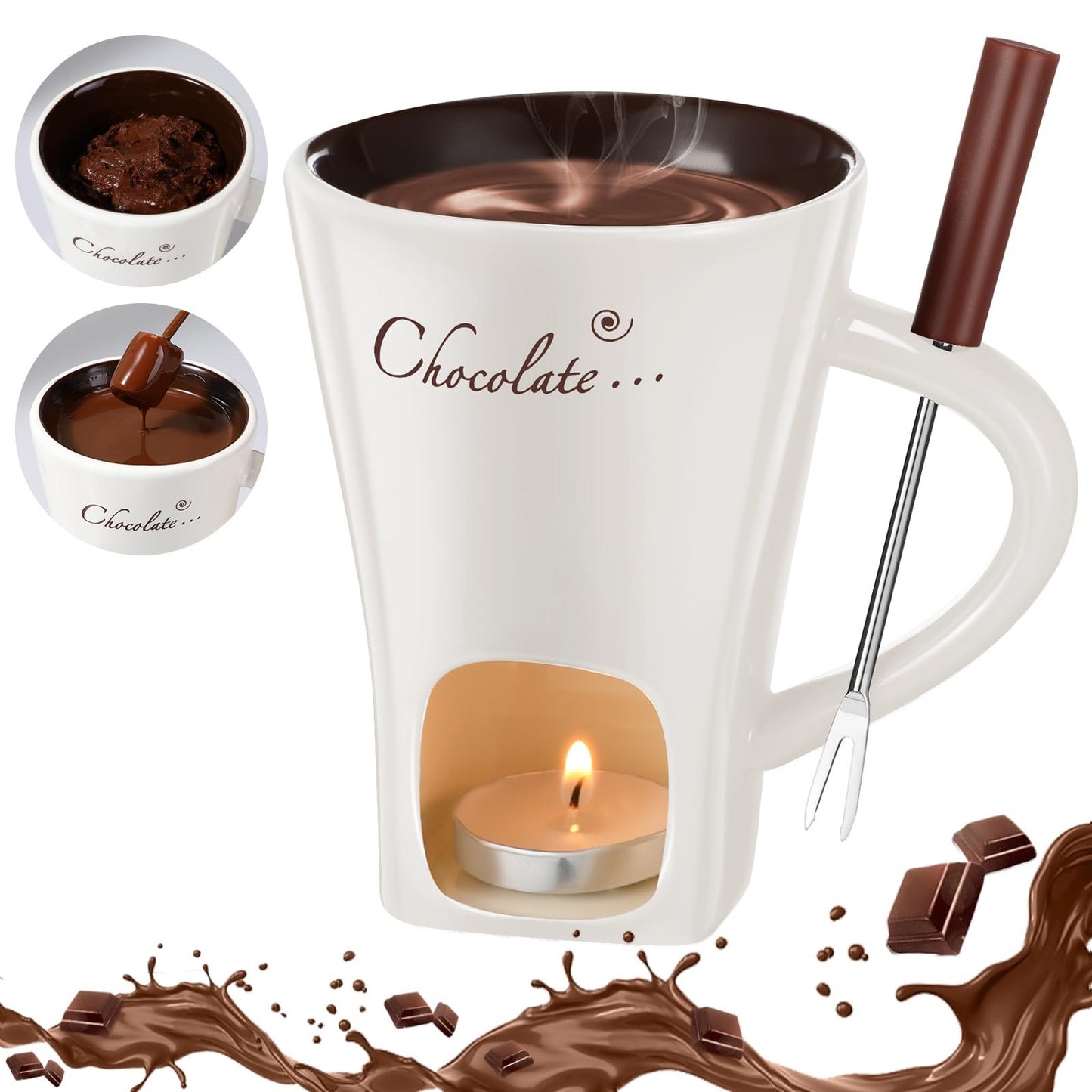 🔥LAST DAY SALE 49% OFF✨Chocolate Fondue Mug Set