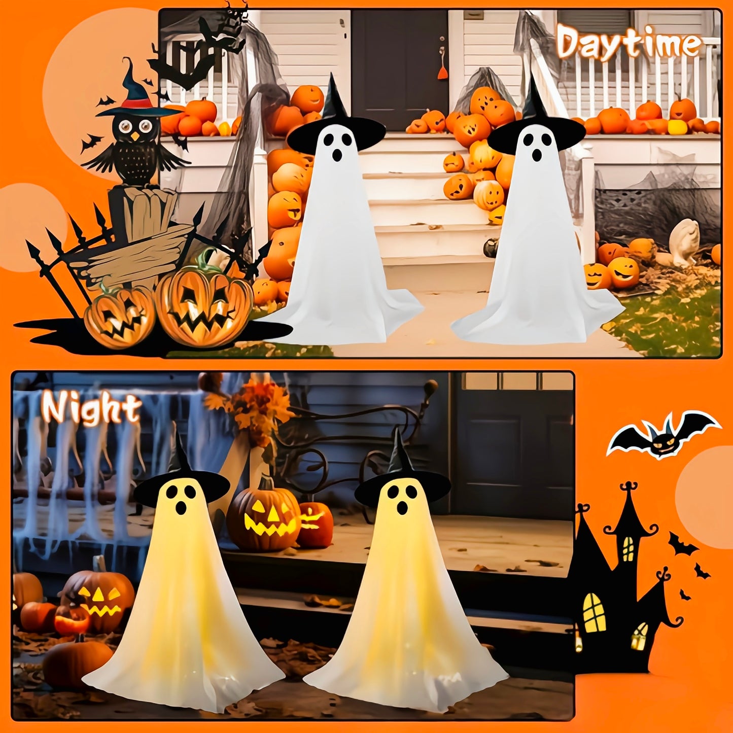 🎃👻 Halloween Hit — Outdoor Porch & Yard Ghost Decor