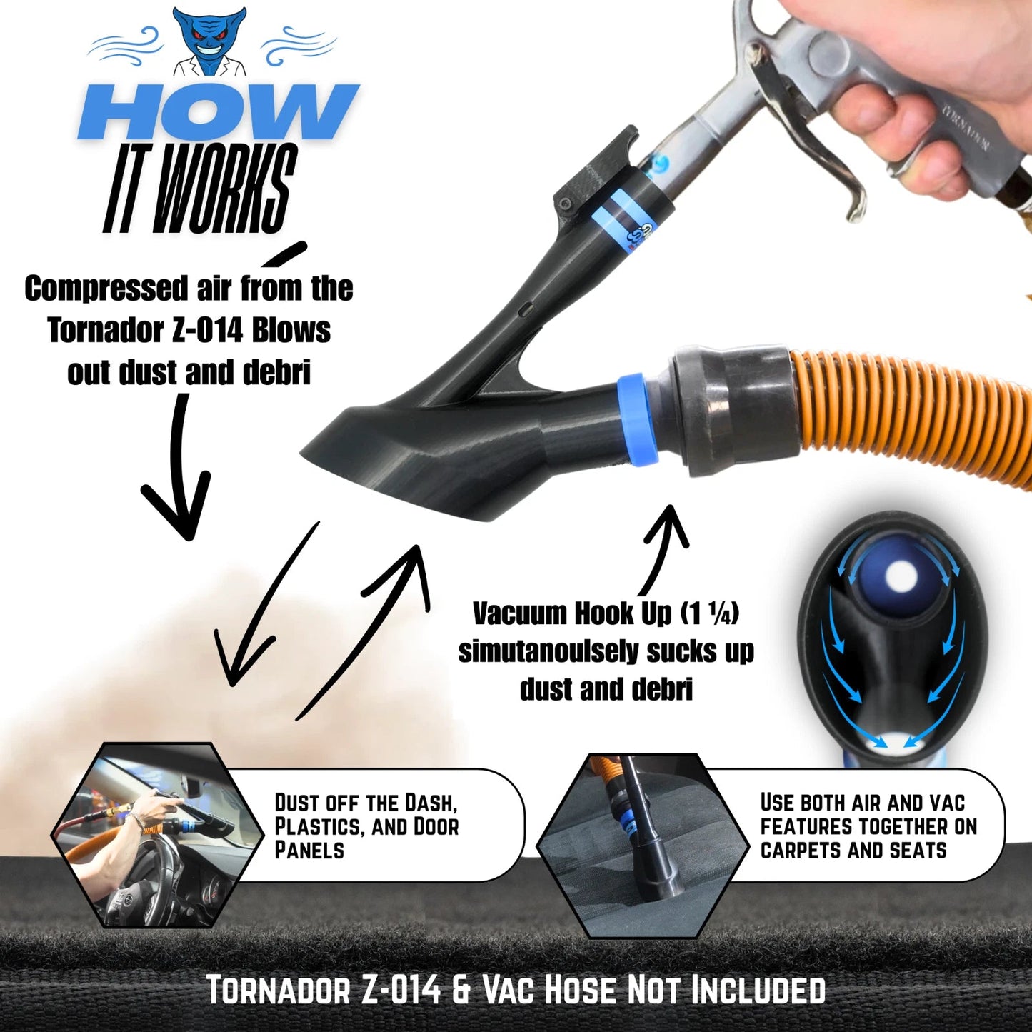 🚘🧹Air+Vac Automotive Detailing Accessories