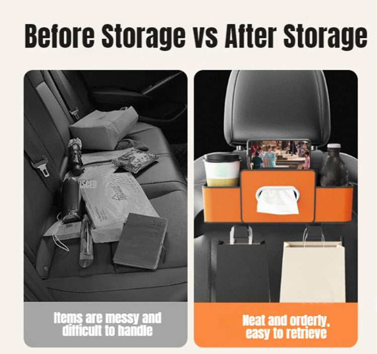 🔥Car Multi-Function Backrest Storage Box
