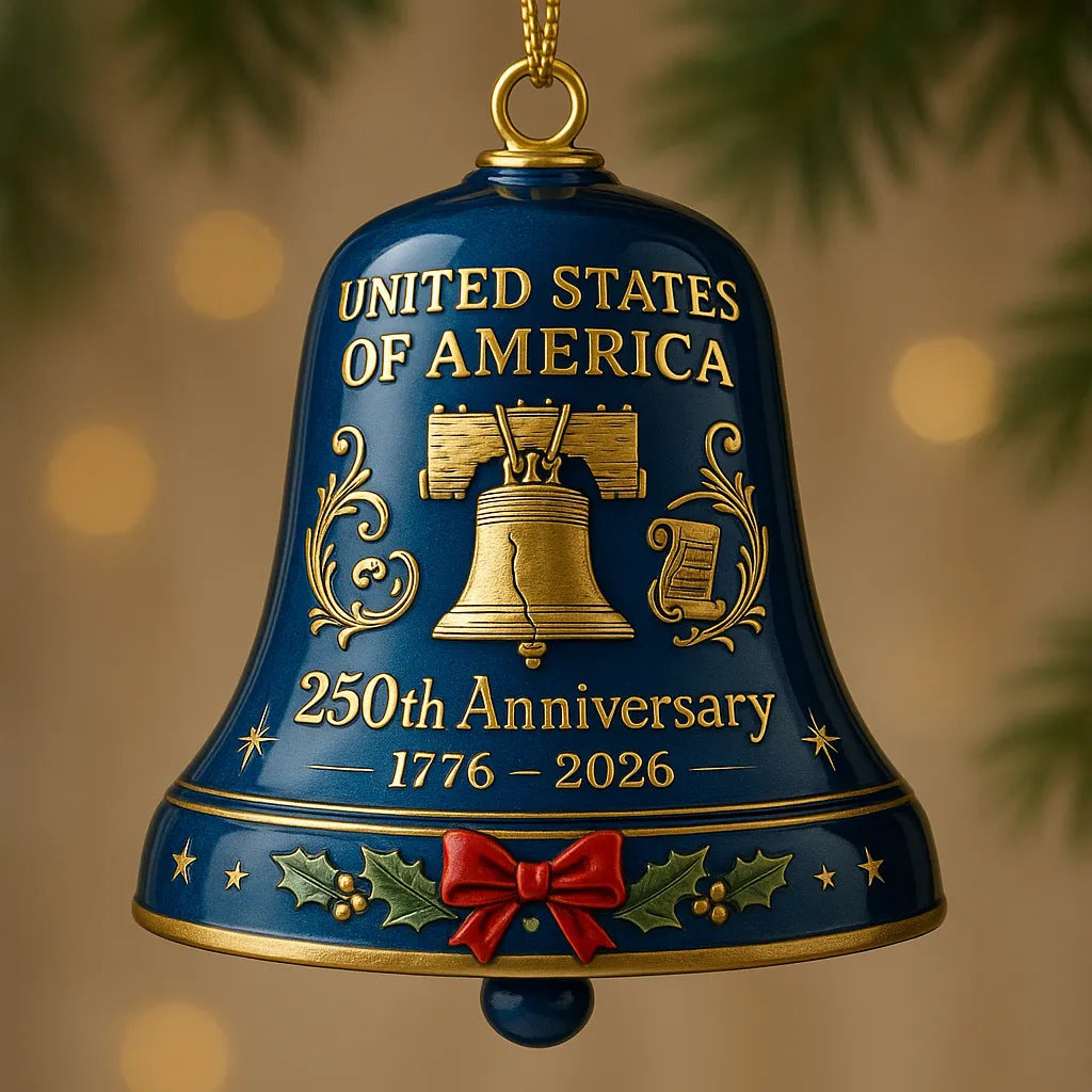 🎉🔔United States 250th Anniversary Bell Ornament