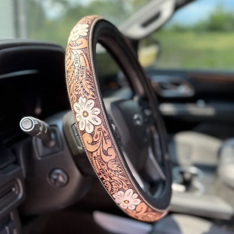🤠 Western Cowboy Steering Wheel Cover – Ride in Style!