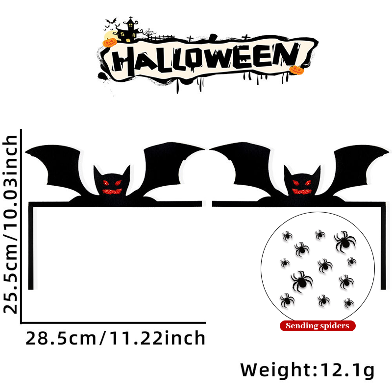 🔥🕷️ Halloween Door Frame Decorations