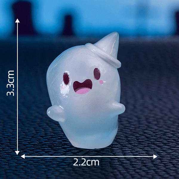 🎃 Glow-in-the-Dark Mini Ghost Figures 👻