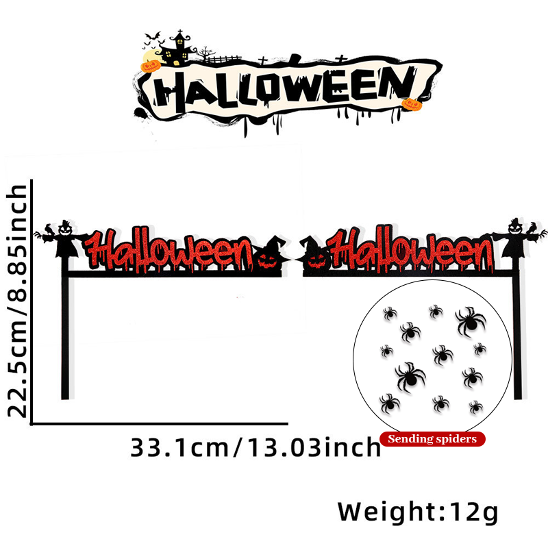 🔥🕷️ Halloween Door Frame Decorations