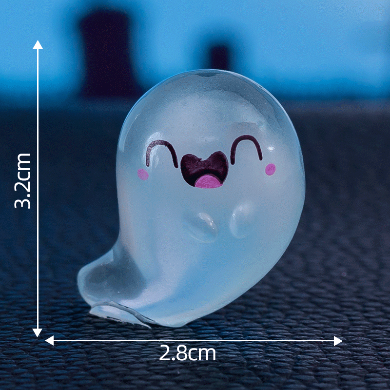 🎃 Glow-in-the-Dark Mini Ghost Figures 👻