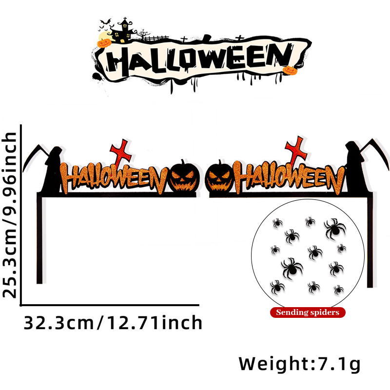 🔥🕷️ Halloween Door Frame Decorations