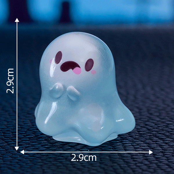 🎃 Glow-in-the-Dark Mini Ghost Figures 👻