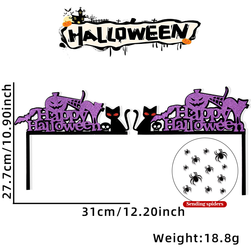 🔥🕷️ Halloween Door Frame Decorations
