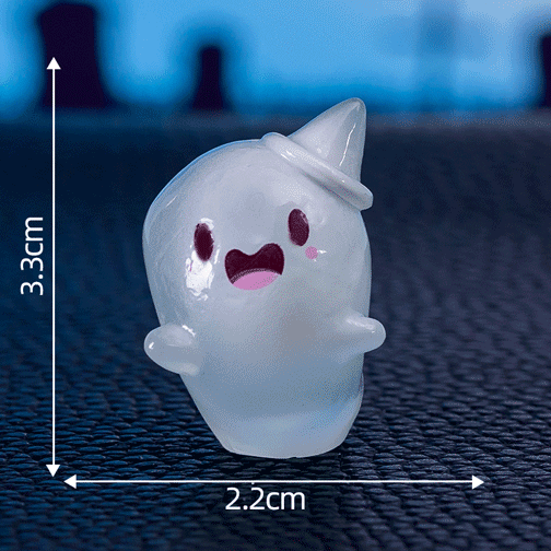 🎃 Glow-in-the-Dark Mini Ghost Figures 👻
