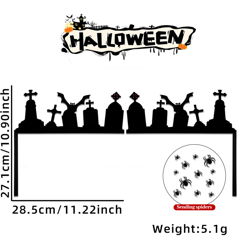 🔥🕷️ Halloween Door Frame Decorations