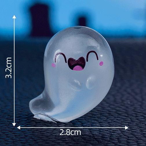 🎃 Glow-in-the-Dark Mini Ghost Figures 👻