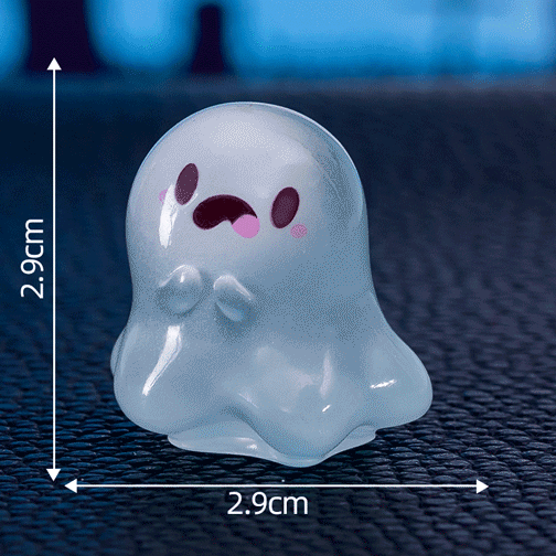 🎃 Glow-in-the-Dark Mini Ghost Figures 👻