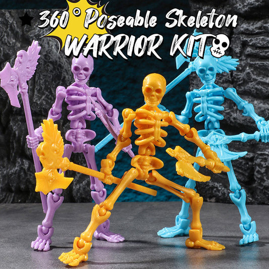 360° Poseable Skeleton Warrior Kit
