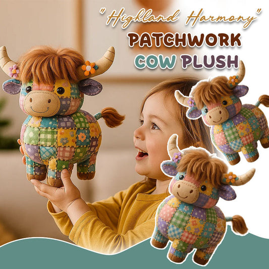 🔥BUY 2 SAVE 10%🐮Hand-Patchwork Highland Cattle Ornament