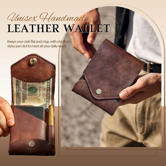 🔥 Unisex Handmade Leather Wallet