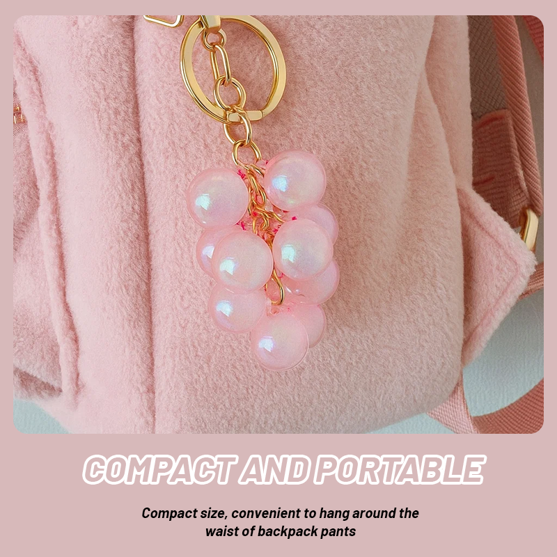 ✨Buy 2 Get 1 Free🍇 Juicy Grape Bag Pendant – Cute Gift Idea