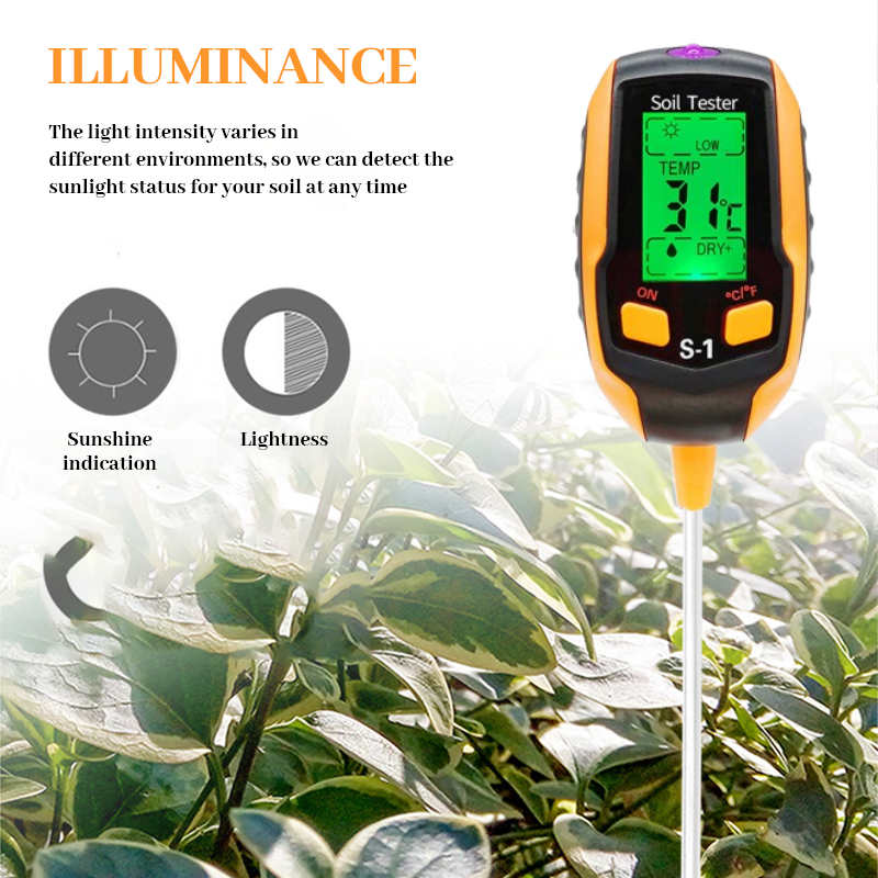 🔥Hot Sale 49% OFF🌱4-in-1 Soil Moisture Meter Digital