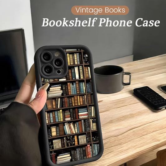 🔥📖 Bookshelf Phone Case