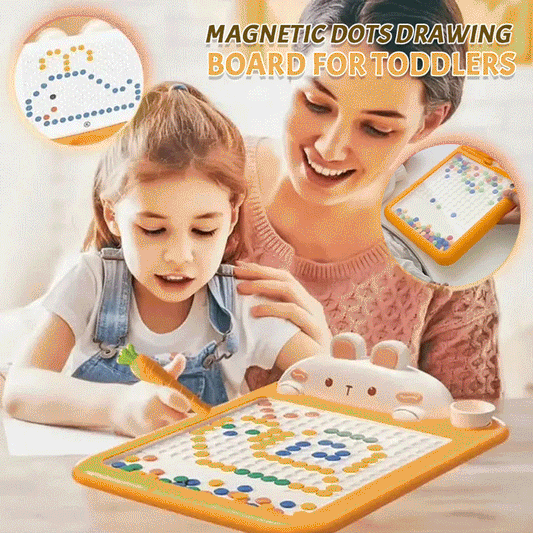 🐇Magnetic Dots Drawing Board for Toddlers