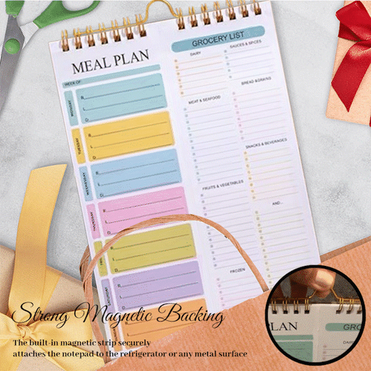 🔥Magnetic Weekly Meal Planner
