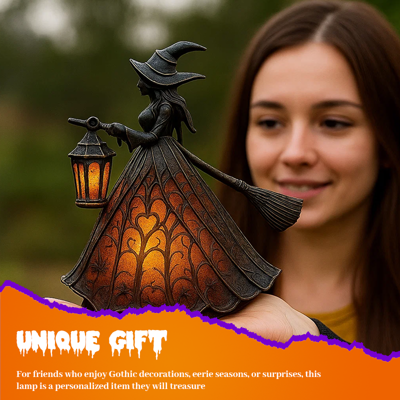 Halloween Witch Lamp 🔥 Spooky LED Decoration