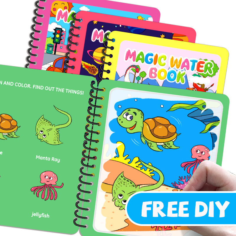 ✨Buy 3 Get 1 Free🎨Magic Reusable Water Painting Book