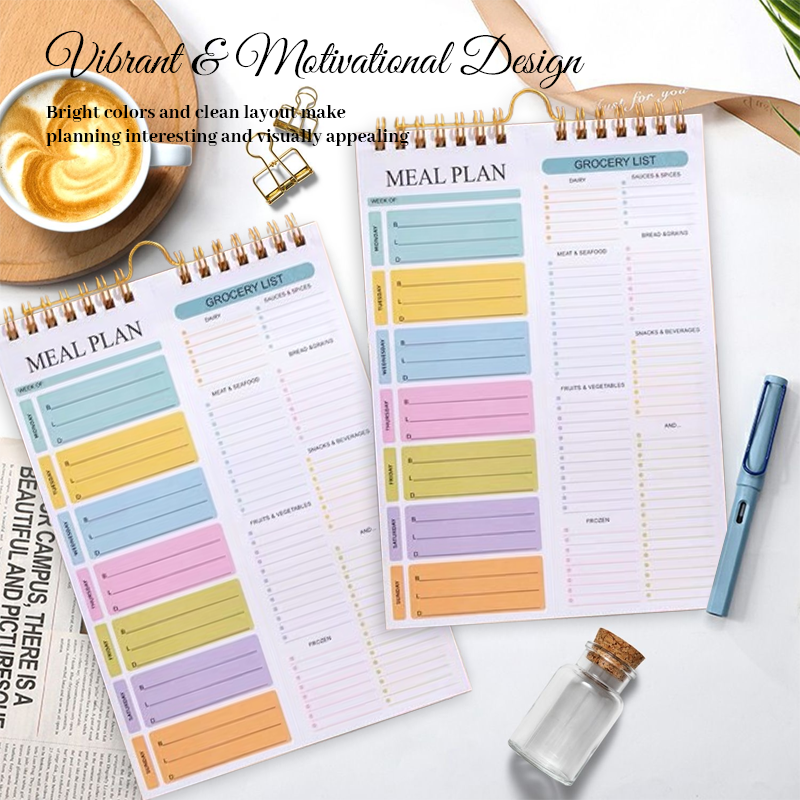 🔥Magnetic Weekly Meal Planner