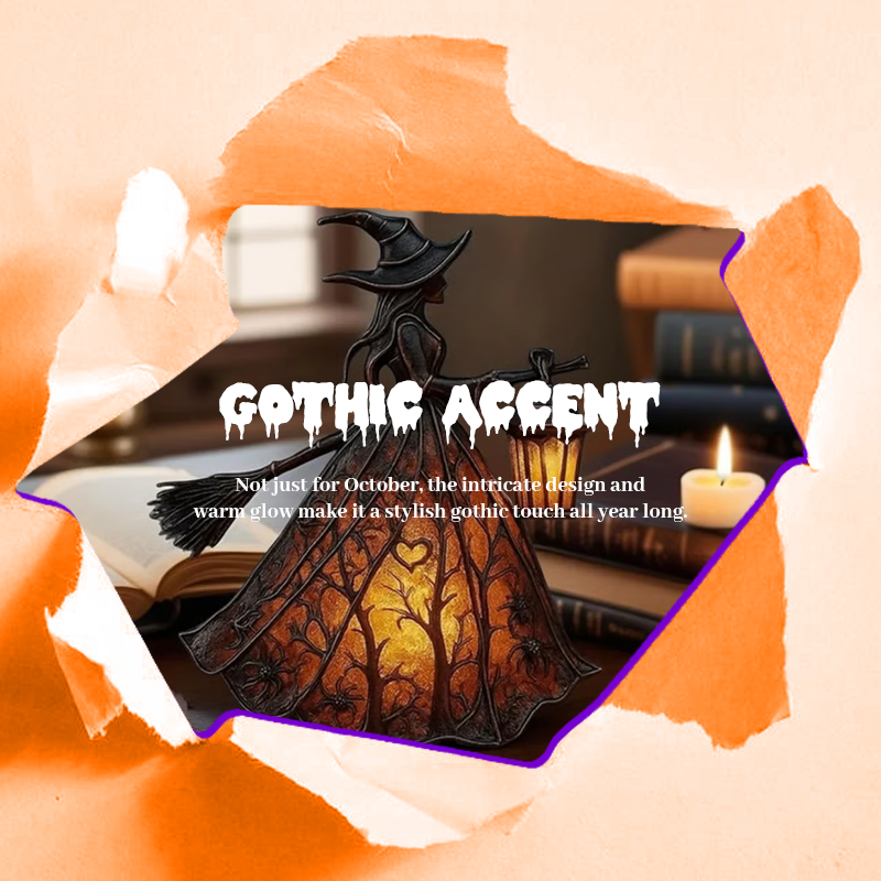 Halloween Witch Lamp 🔥 Spooky LED Decoration