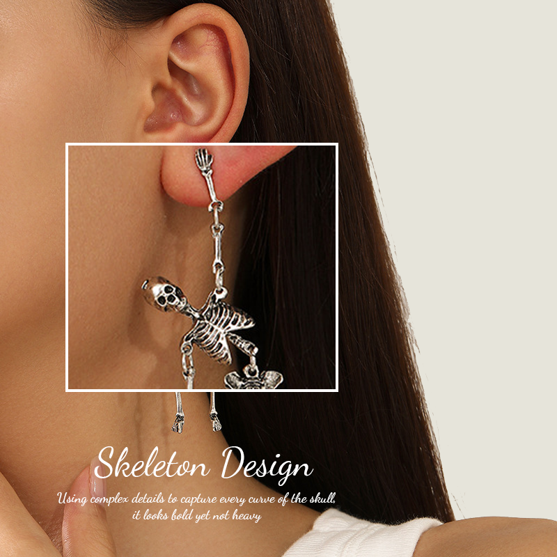 💀 Edgy Skull Earrings✨ Nickel-Free & Bold Style
