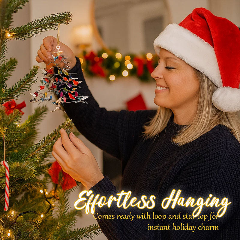 🐦🎄Hummingbird Christmas Ornament