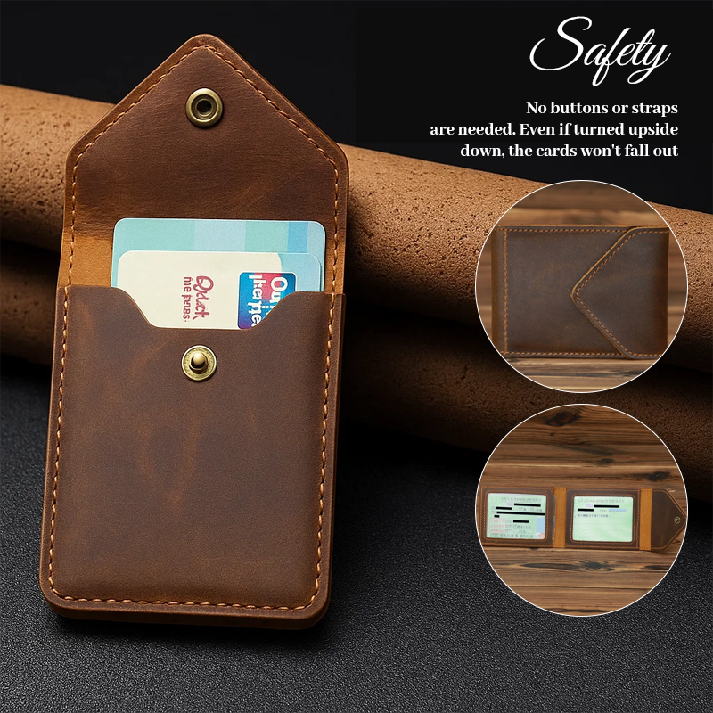 💰Oldis One: Minimalist Vertical Wallet💰-Handmade