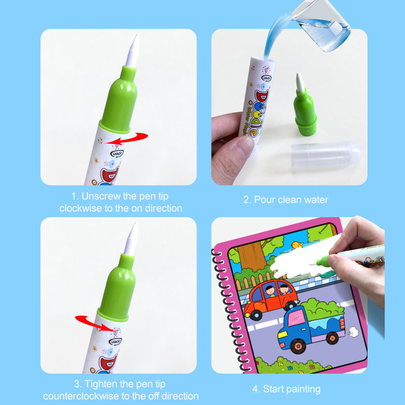 ✨Buy 3 Get 1 Free🎨Magic Reusable Water Painting Book