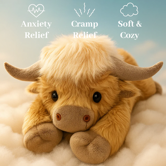 🔥 Last Day 49% OFF  🎁Cute Cartoon Highland Cow Cuddly Toy