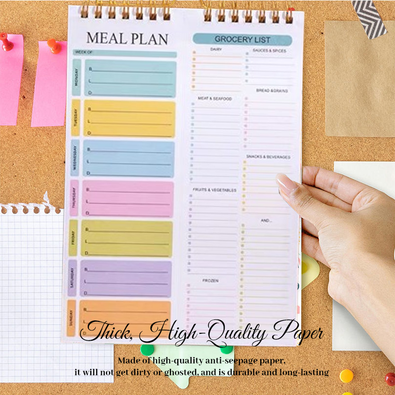 🔥Magnetic Weekly Meal Planner