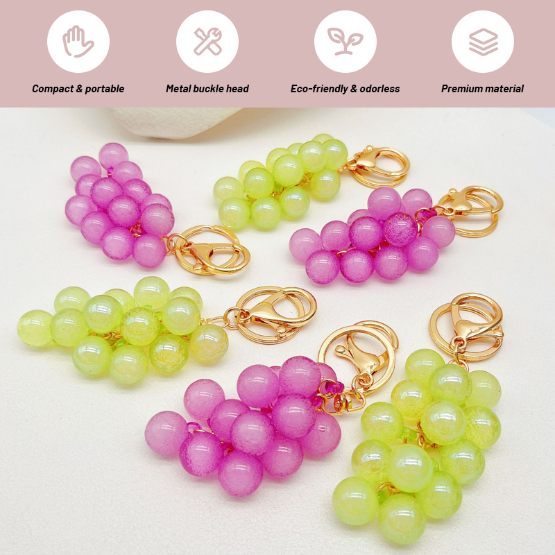 ✨Buy 2 Get 1 Free🍇 Juicy Grape Bag Pendant – Cute Gift Idea