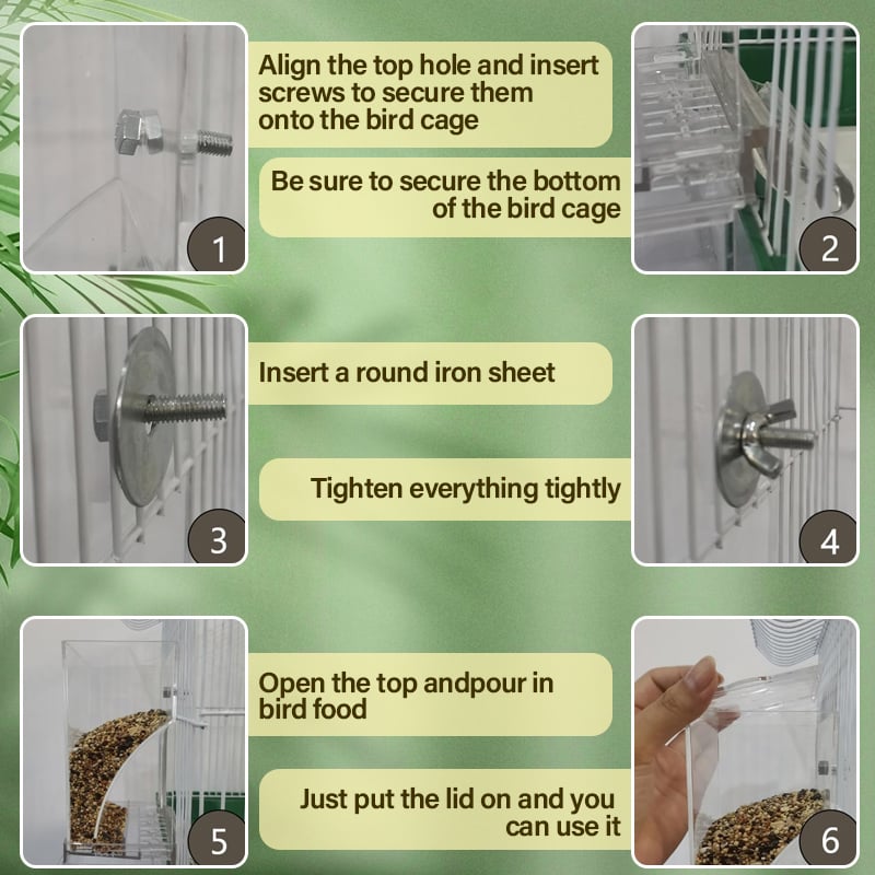 🔥Last Day 49% OFF👍🏻No Mess Automatic Bird Feeder