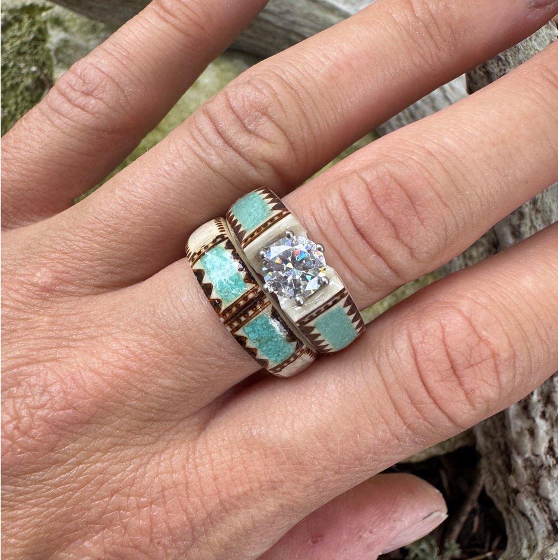 🔥LAST DAY 49% OFF💍Hand Carved Antler Ring🌏Made From Natural Shed Antlers