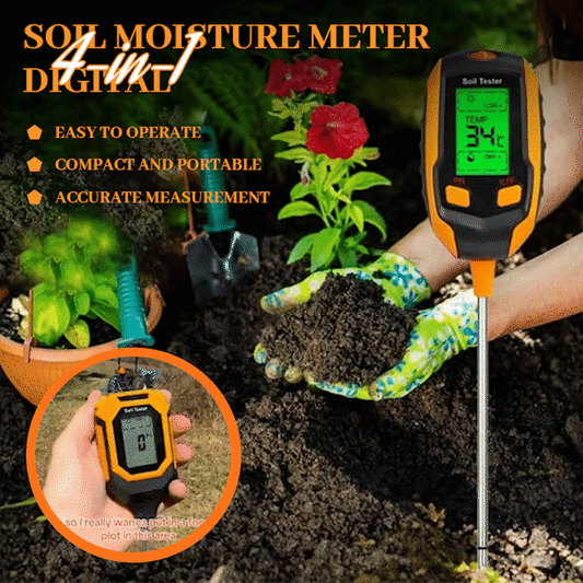 🔥Hot Sale 49% OFF🌱4-in-1 Soil Moisture Meter Digital