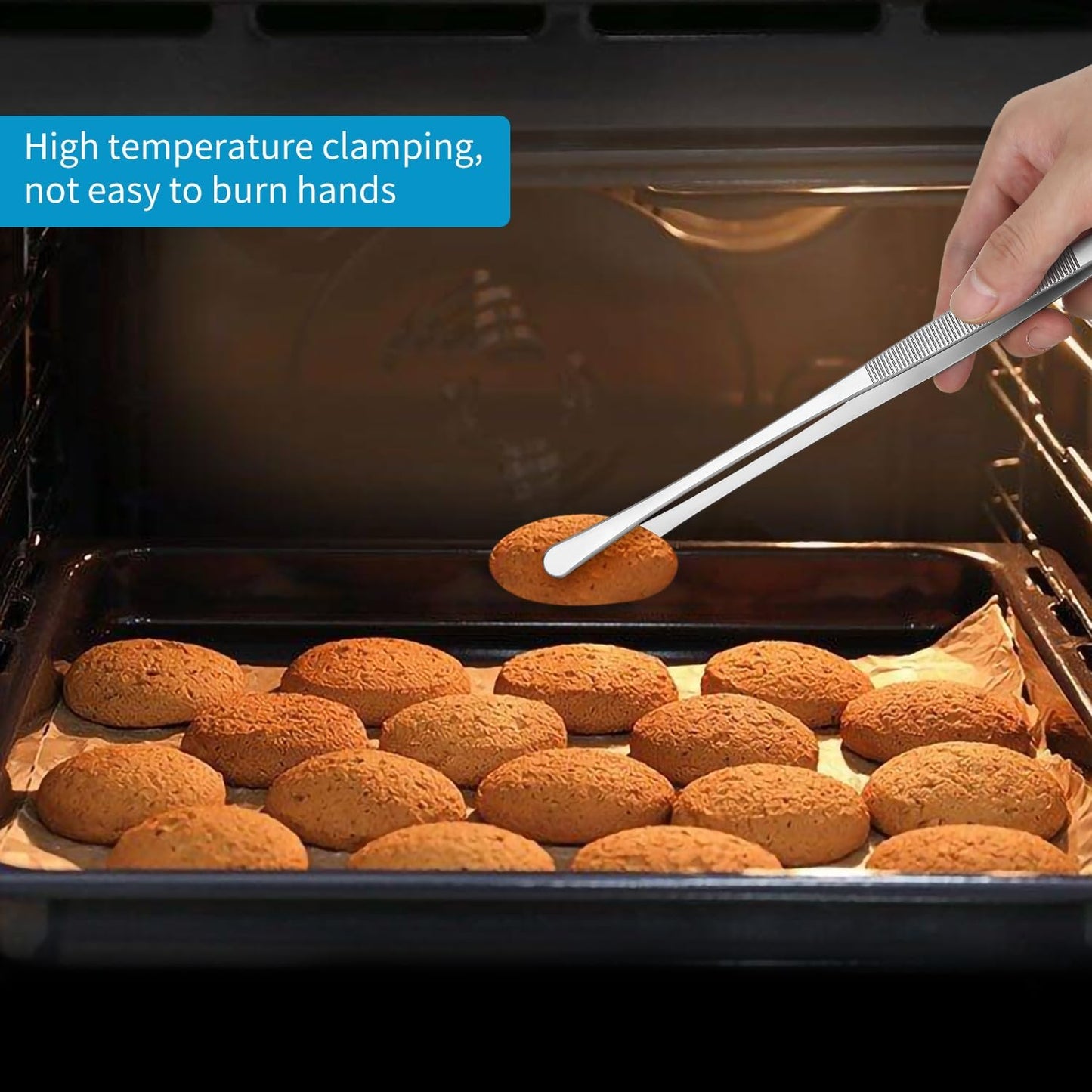 🔥 Stainless Steel Kitchen Tweezers