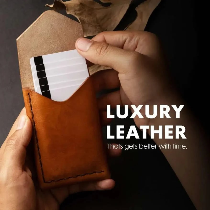 💰Oldis One: Minimalist Vertical Wallet💰-Handmade