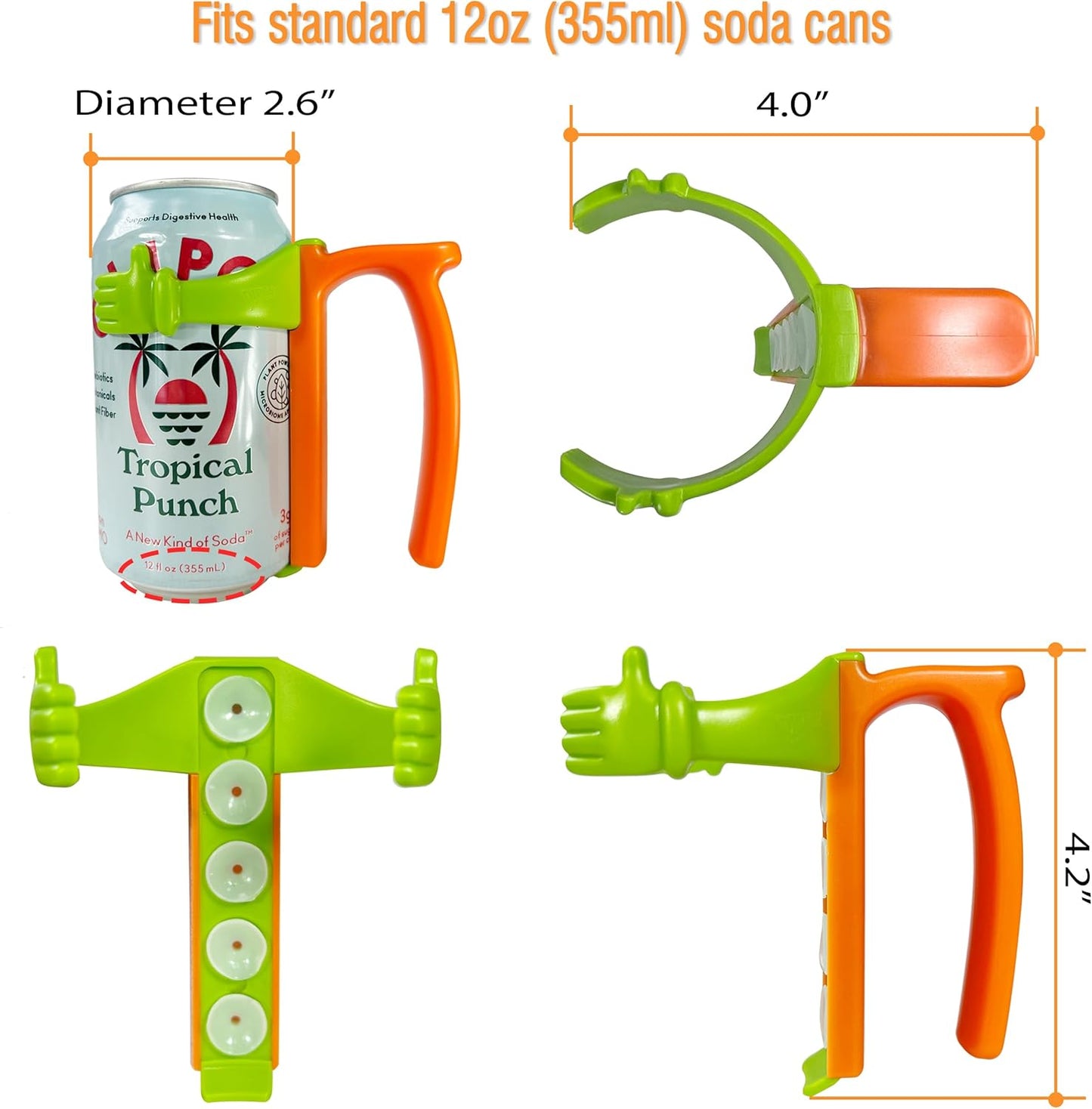 Soda Can Lids and Holders for 12oz Cans