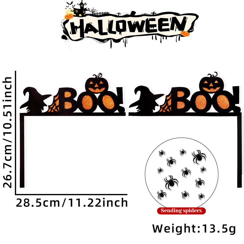 🔥🕷️ Halloween Door Frame Decorations