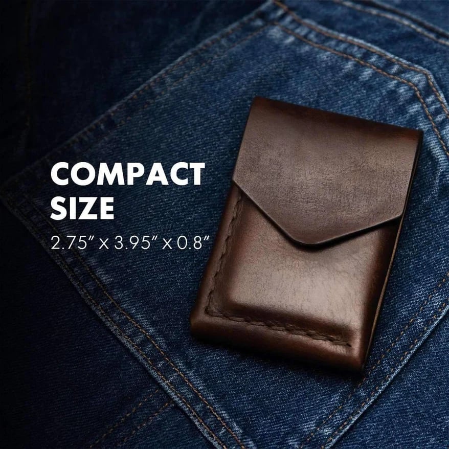💰Oldis One: Minimalist Vertical Wallet💰-Handmade