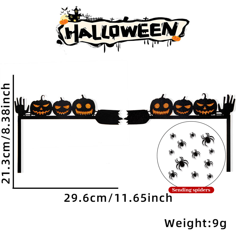 🔥🕷️ Halloween Door Frame Decorations