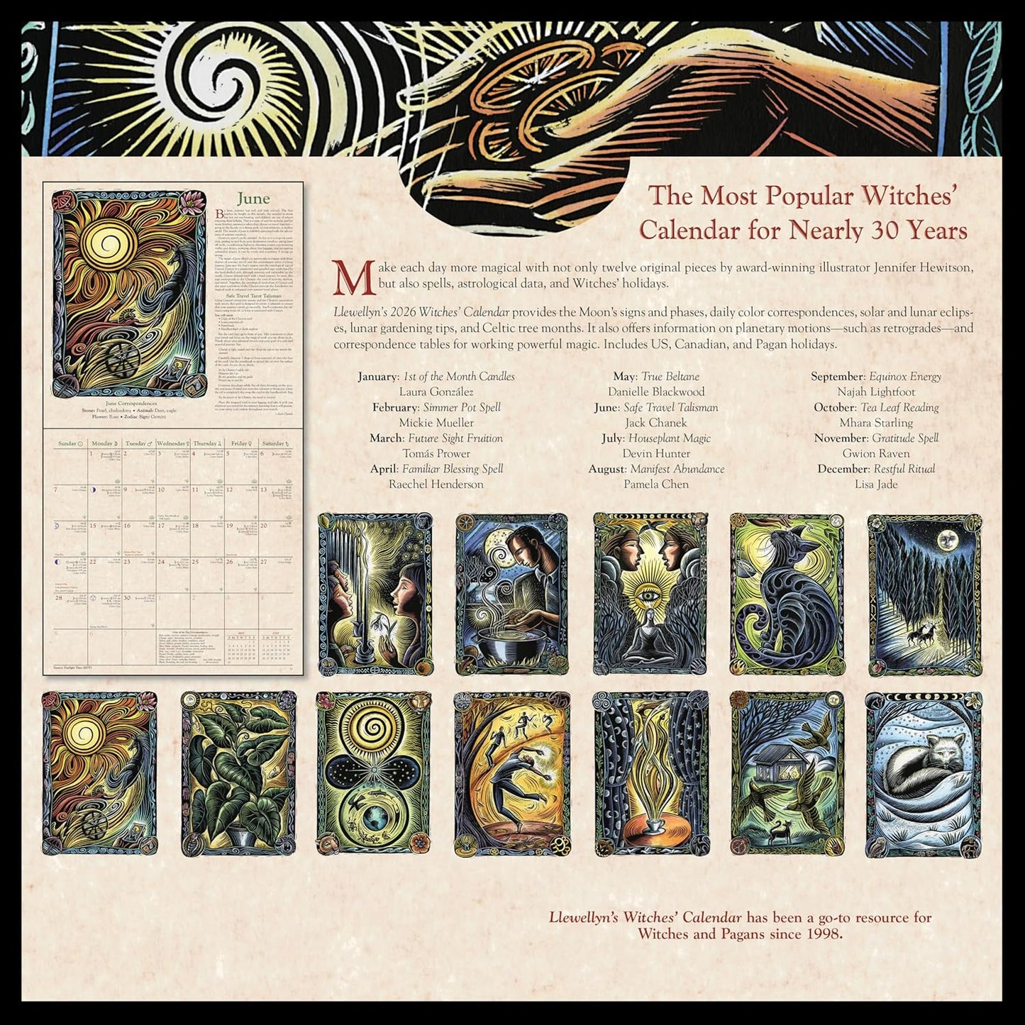 ⏰6-Hour Flash Deal✨2026 Witches’ Calendar🔮