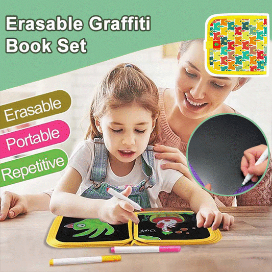 🔥🌱Reusable & Eco-Friendly Doodle Book Set