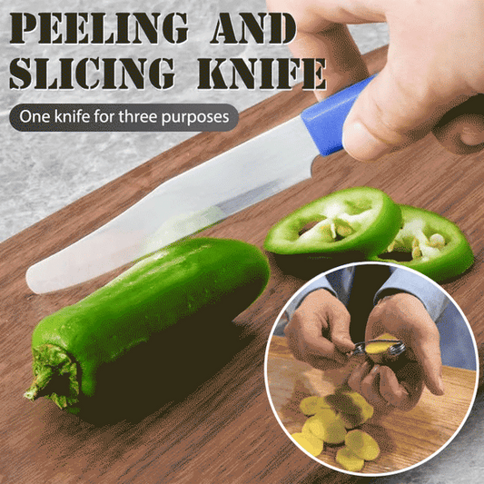 🥕 3-in-1 Adjustable Veggie & Fruit Peeler Slicer 🍎