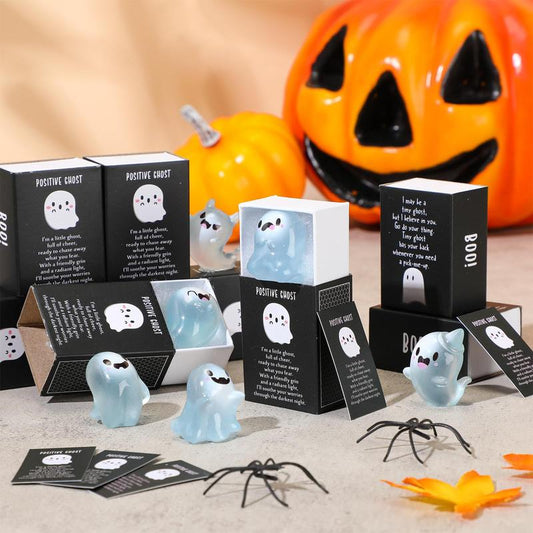 🎃 Glow-in-the-Dark Mini Ghost Figures 👻