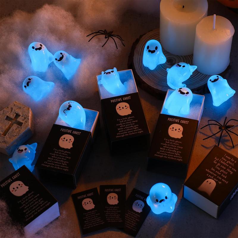 🎃 Glow-in-the-Dark Mini Ghost Figures 👻